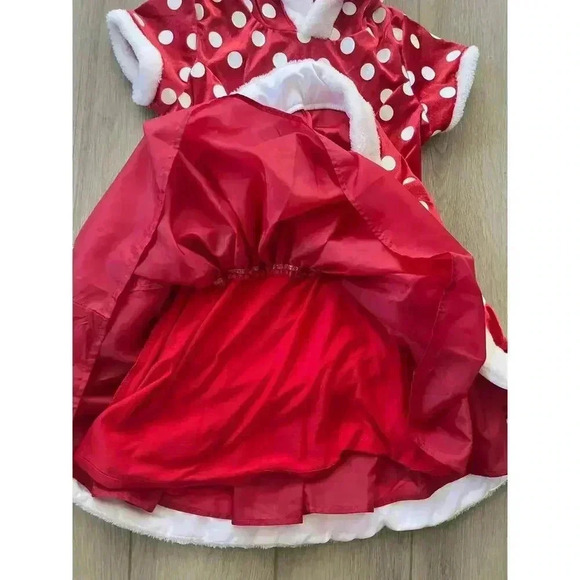 Disney Minnie Mouse Holiday Dress Girls‎ Size XL (11/12) - Picture 4 of 7